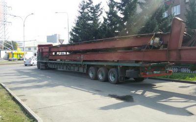 Тралы и площадки для перевозки металлоконструкций - Донецк, заказать или взять в аренду
